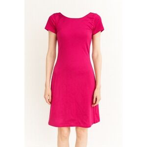 Le‎ Lis Collection Womens Pink Shift A Line Dress Medium Knee Length Casual